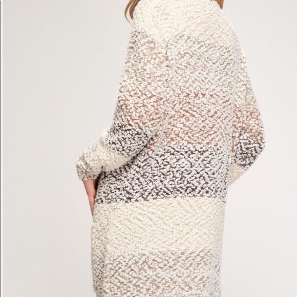 Long Colorblock Cardigan - Picture 3 of 5